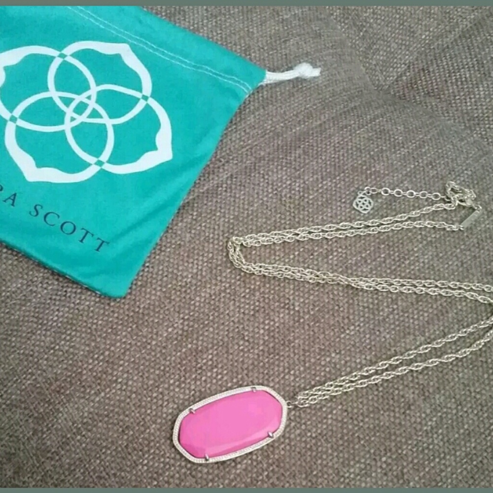 Kendra Scott Pink Pendant Necklace